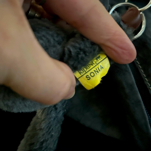 Kipling Original Ridge Large Ziptop Charcoal Gray Backpack BP2004 - Picture 13 of 16